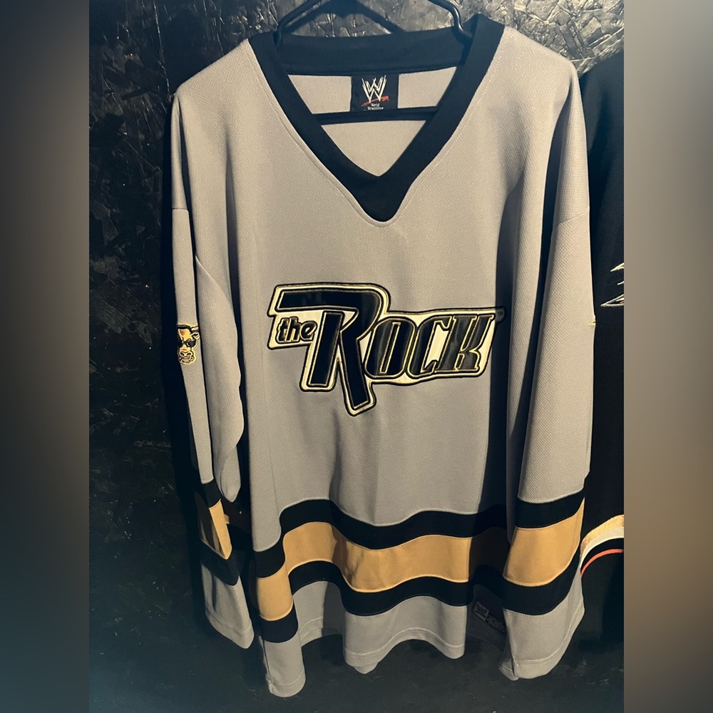 WWE The Rock Hockey Jersey